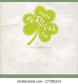 smiling st patrick's day vector advertisement cheerful english classical vacation texture popular holiday background scene ceremonial leaf mark ceremony green smiling old-fashioned classic 4 visual gr