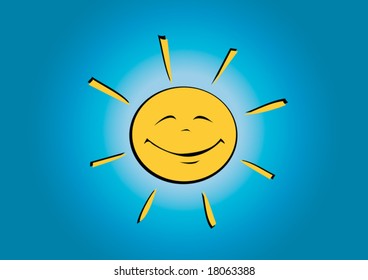 smiling sun