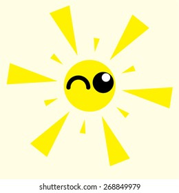 Smiling sun