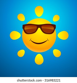 Smiling sun