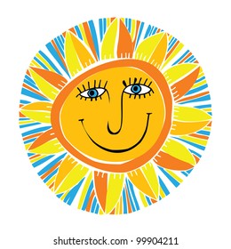smiling sun