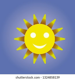 Smiling sun Icons