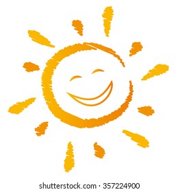 Smiling Sun Vector