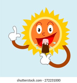 Smiling Sun.vector