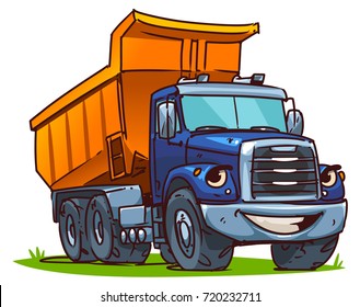 Smiling Tipper Truck