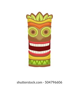 Smiling Totem Hawaiian Vacation Classic Symbol