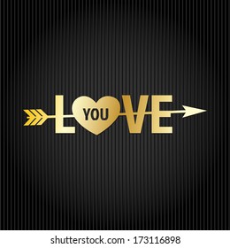 smiling valentine's day vector card and scene affection classic holiday expedition star black vacation trip scene boundary golden gold dark fashionable ornate story luxurious impression heart vintage