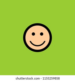 Smiling vector icon