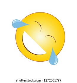 Smiling vector illustration