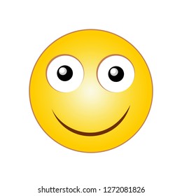 Smiling vector illustration