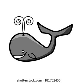 Smiling whale