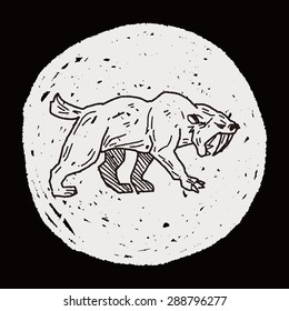 Smilodon doodle