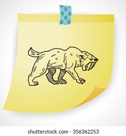 Smilodon doodle