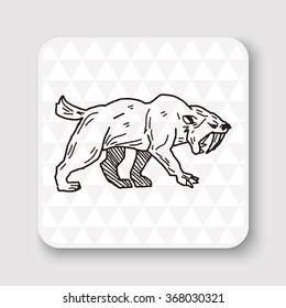 Smilodon doodle