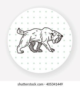 Smilodon doodle