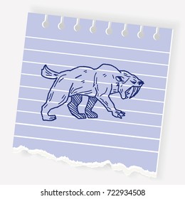 Smilodon doodle