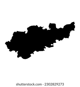 Smiltene Municipality map, administrative division of Latvia. Vector illustration.