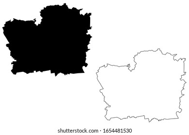 Smiltene Municipality (Republic of Latvia, Administrative divisions of Latvia, Municipalities and their territorial units) map vector illustration, scribble sketch Smiltene map
