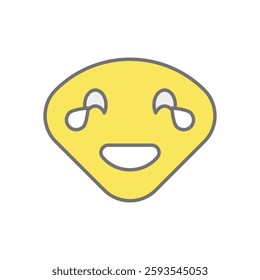 Smily Face icon vector stock illustration