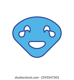 Smily Face icon vector stock illustration