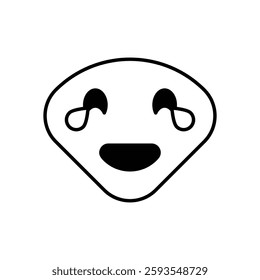 Smily Face icon vector stock illustration