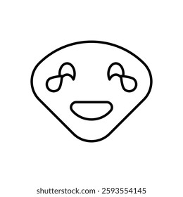 Smily Face icon vector stock illustration