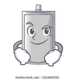 Smirking bag packaging snack on a mascot