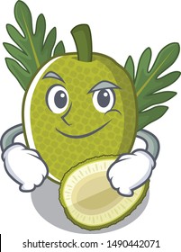 Smirking breadfruit with in the character shape