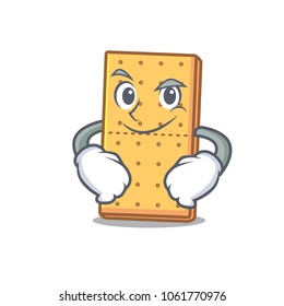 Smirking graham cookies character cartoon