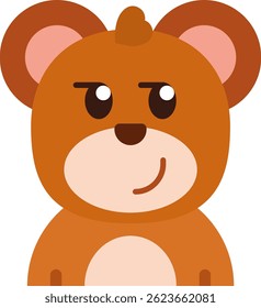 Vektordesign der Spiegelungslinie