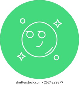 Vektordesign der Spiegelungslinie