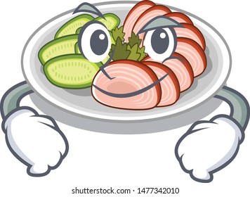 Smirking peking dunking isolated in the cartoon