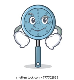 Smirking skimmer utensil character cartoon