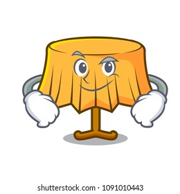 Smirking table cloth character cartoon