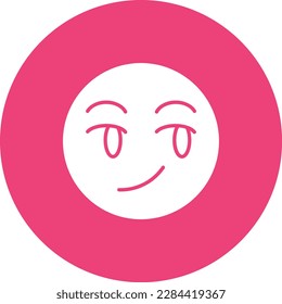 Icono de vector sonriente. Se puede usar para imprimir, móviles y aplicaciones web.