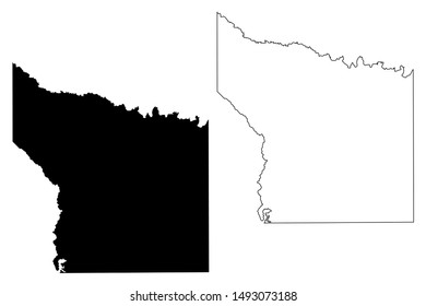 Smith County, Texas (Counties in Texas, United States of America,USA, U.S., US) map vector illustration, scribble sketch Smith map