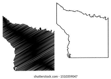 Smith County, Texas (Counties in Texas, United States of America,USA, U.S., US) map vector illustration, scribble sketch Smith map