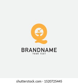 Smith and Hammer Logo Design. Forge Logo. Isolated in White Background. Modern Design. Vector Illustration