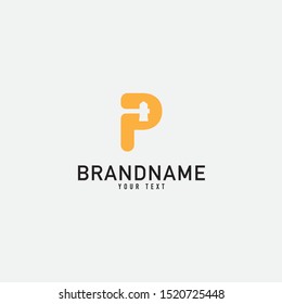 Smith and Hammer Logo Design. Forge Logo. Isolated in White Background. Modern Design. Vector Illustration