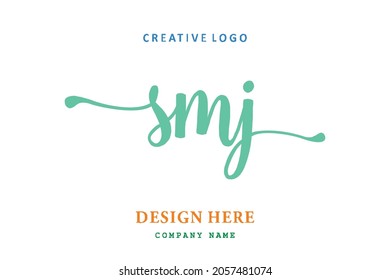 SMJ lettering logo is simple, easy to understand and authoritative