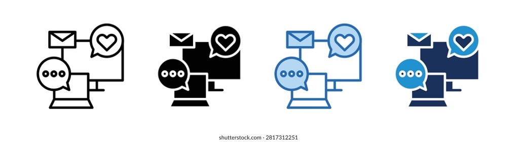 Smm Icon Collection With Multiple Styles