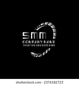 SMM letter logo vector design, SMM simple and modern logo. SMM luxurious alphabet design  