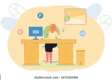 Smm Manager participa en la promoción de empresas de clientes. Empresa moderna de empleados comprueba las redes sociales para la actividad de los suscriptores. Se dedica a mantener la comunicación con los clientes a través de Internet.