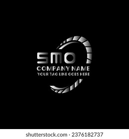 SMO letter logo vector design, SMO simple and modern logo. SMO luxurious alphabet design  
