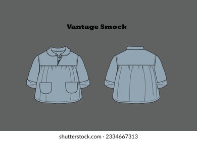 A smock - frock or smock is an outer garment traditionally worn by rural workers, especially shepherds and waggoneers.