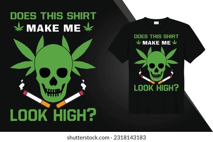 Diseño de camiseta gráfica de maleza suave Vector libre
