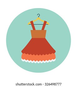 Smocked Sundress Colored Vector Icon