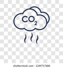 Smog icon. Trendy Smog logo concept on transparent background from Weather collection