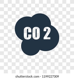 Smog vector icon isolated on transparent background, Smog transparency logo concept