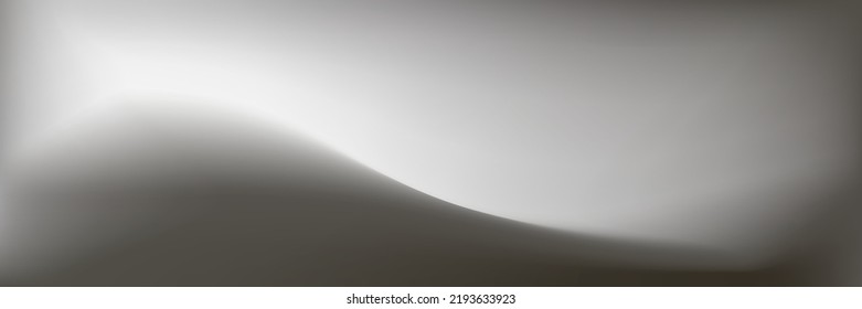 Smog Water Curve Wavy Blurry Gradient Mesh. Sky Liquid Light Grey Weather Gradient Background. Flow Smooth Metal Cloudy Fluid Smoke Background. Pastel Monochrom Gray Silver Cloud White Smooth Surface.